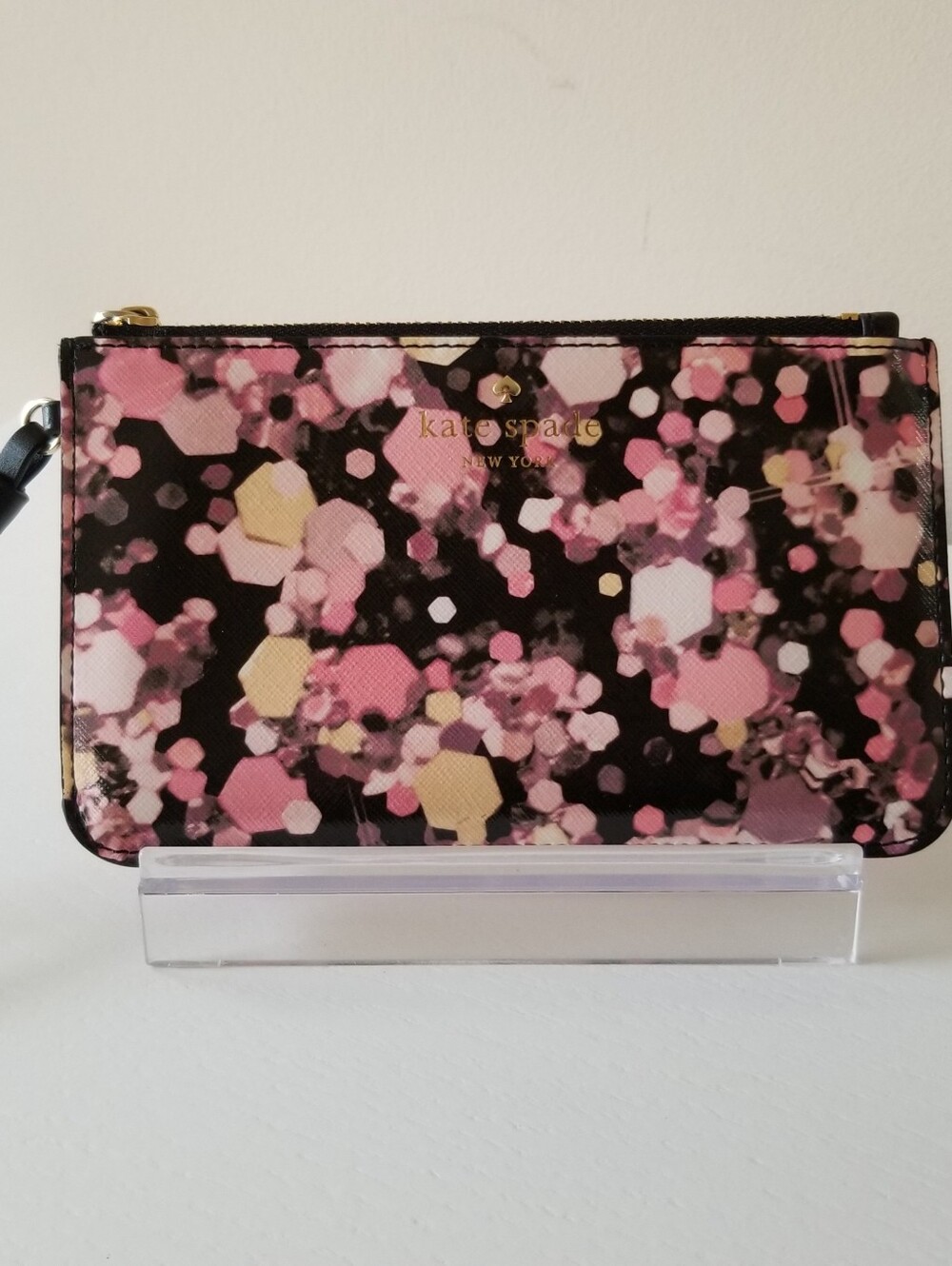 Kate Spade Grant Lane Slim Bee Leather Wristlet - Picture 2 of 8